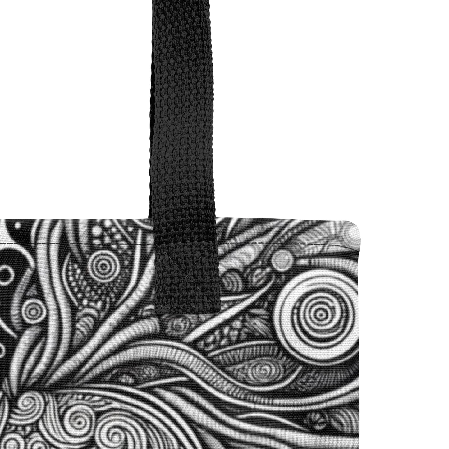 "Eccentric Moon" Coloring Tote Bag - Design Your Own Fashion Masterpiece